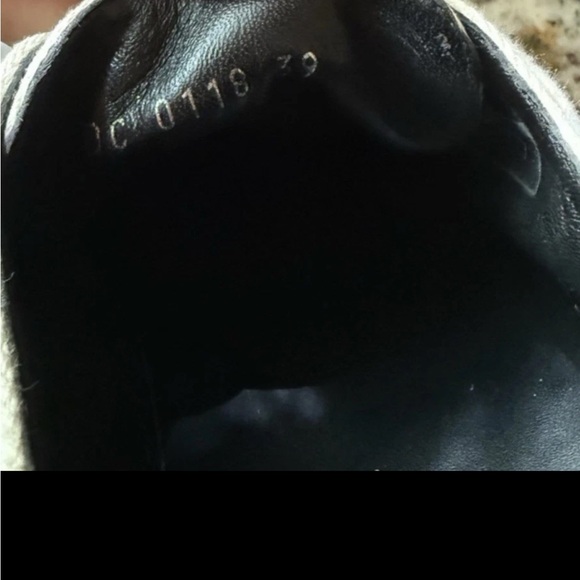 Christian Dior WalkN Dior Black Canvas Monochrome Women's Sneakers SZ 9 - Picture 6 of 13